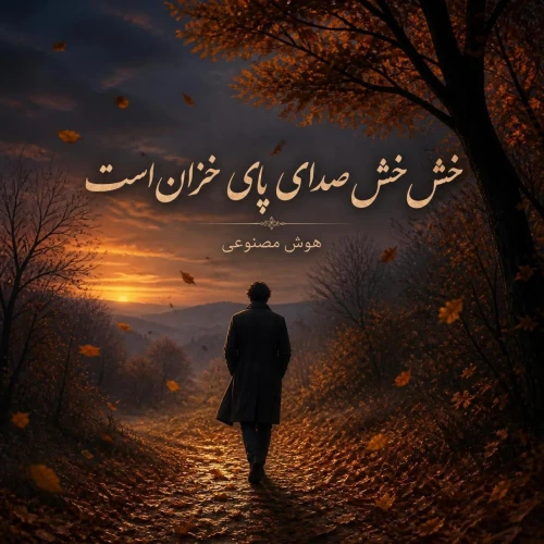 دانلود آهنگ مرد هوش مصنوعی خش خش صدای پای خزان است